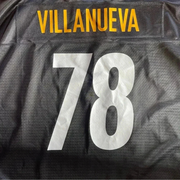Nike On Field NFL Pittsburgh Steelers Alejandro Villanueva #78 Men size XXXL - Picture 7 of 9